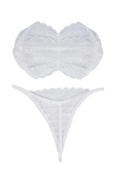 Tantaly Transparent Lace Bra Set L Size Light Color Chiffon Lace for Sex Dolls